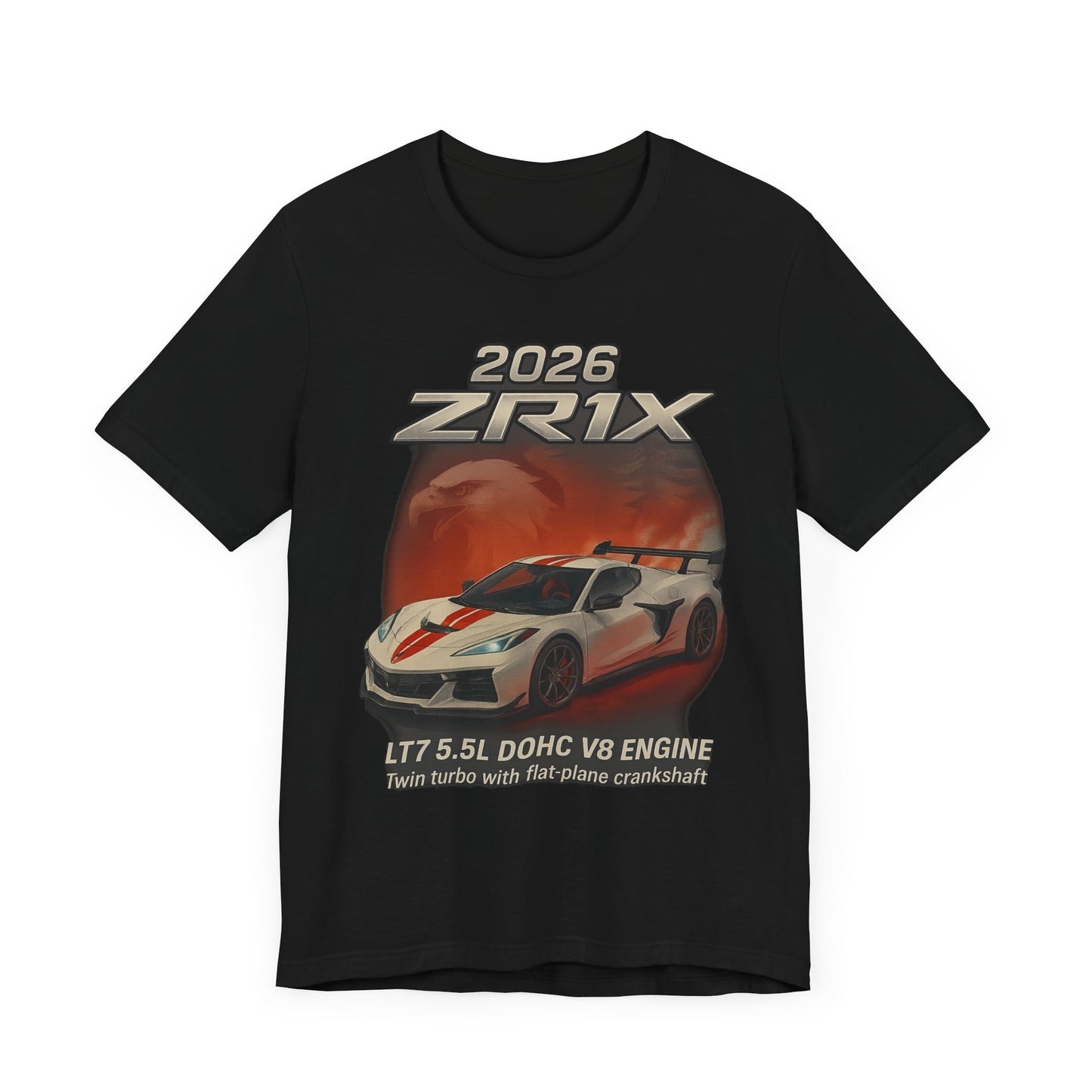 2026 ZR1X Performance Tee - Unisex, Car Enthusiast Gift, Racing Fan Apparel, Birthday, Father's Day, College Gear, Car Show