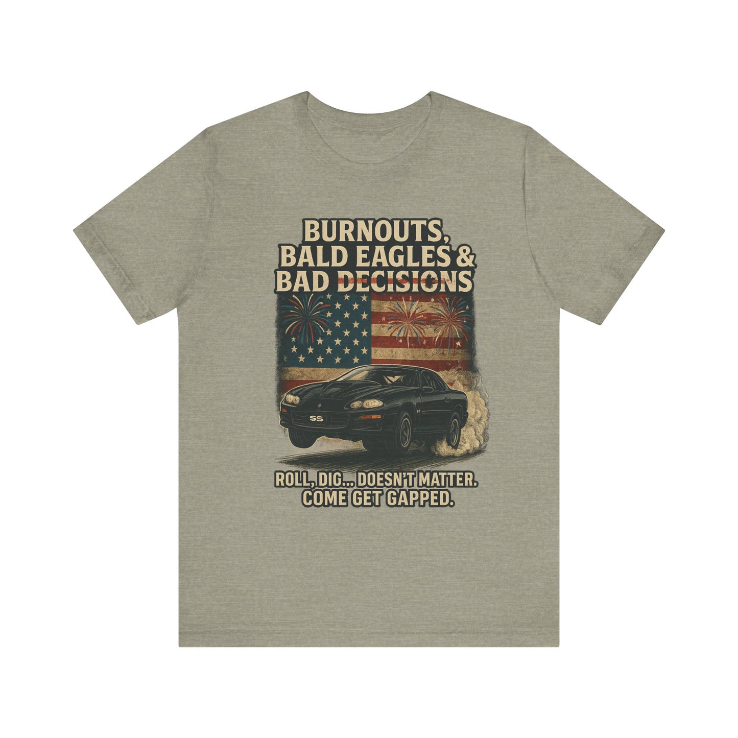 God Bless America Car Tee - Unisex Jersey Short Sleeve T-Shirt, Patriotic Apparel, Americana Fashion, Gifts for Car Lovers, 4th of [...]