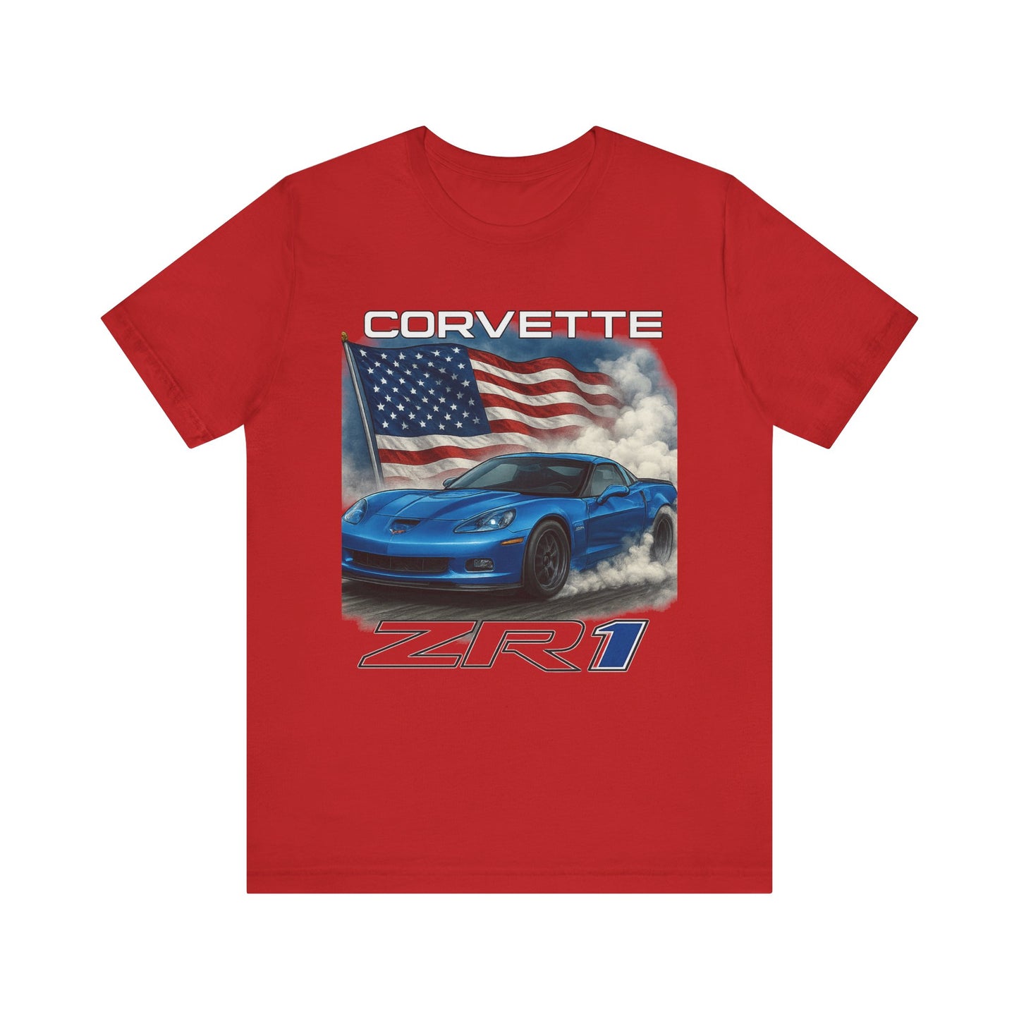 Corvette ZR1 Unisex Tee - Perfect for Car Lovers, Americana Style, Gift for Dads, Father's Day, Car Shows, Racing Events, Casual Wear